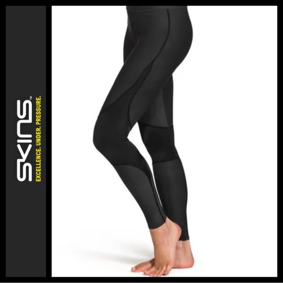 Skins RY400 Black Performance Tights - Picture 3 of 10